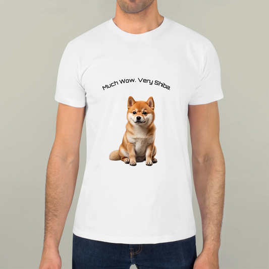 Custom Shiba Inu T-Shirt - Much Wow Very Shiba Funny Dog Graphic Custom Name Gift For Him Gift For Her