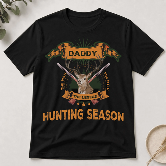 Personalized Dad Hunting T-Shirt – Custom Title Father's Day Gift for Him