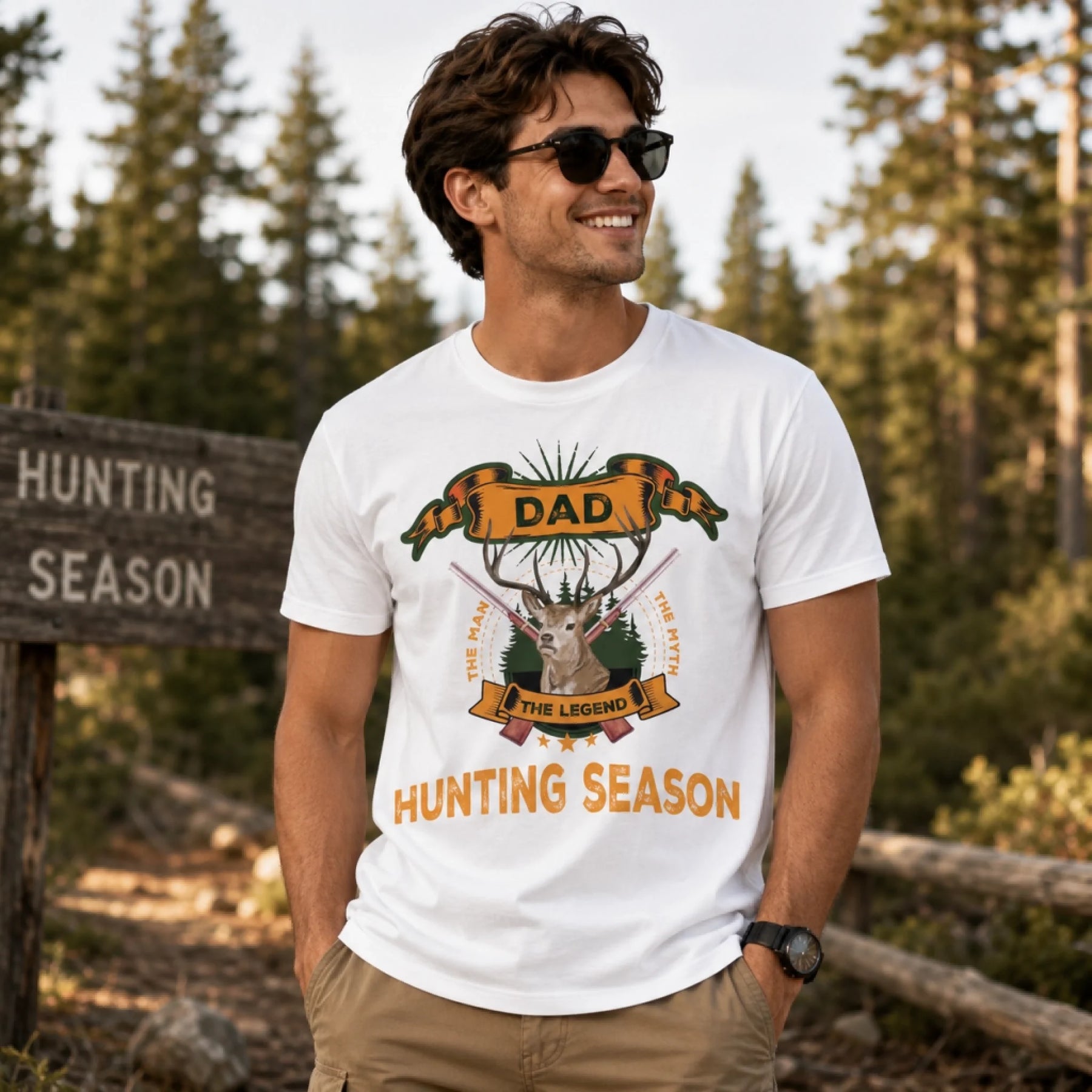 Personalized Grandpa Hunting Shirt – Gift for Him Father's Day